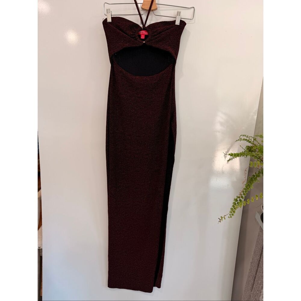 Celebrity Fashion Hera Sparkle Halter Maxi‎ Dress M